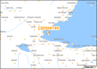 map of Coromatan