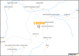 map of Corona