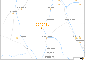 map of Coronel