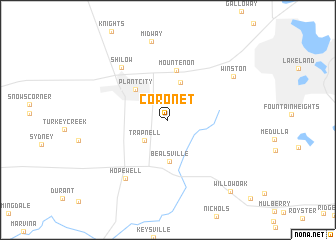 map of Coronet