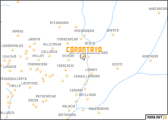 map of Corontayo