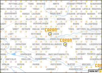 map of Coron