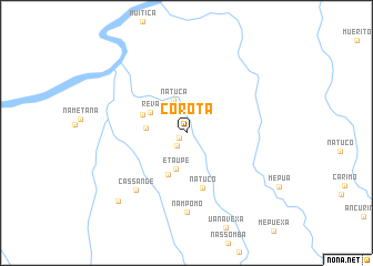 map of Corota