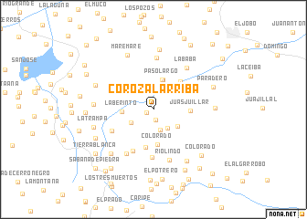 map of Corozal Arriba