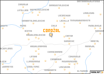 map of Corozal