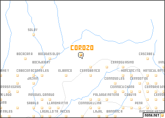 map of Corozo