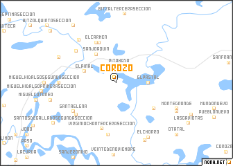 map of Corozo