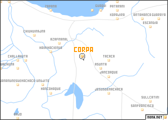 map of Corpa