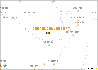 map of Corral de Duarte