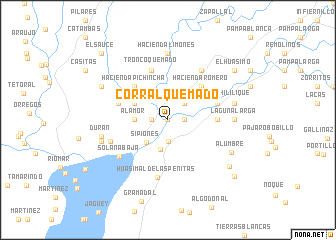 map of Corral Quemado