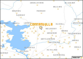 map of Corrandulla