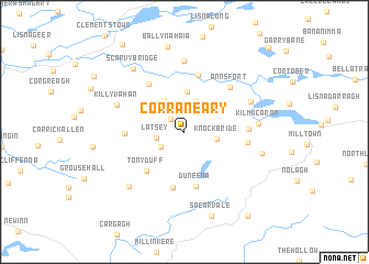 map of Corraneary