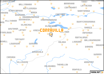 map of Corravilla