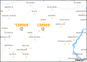 map of Correa