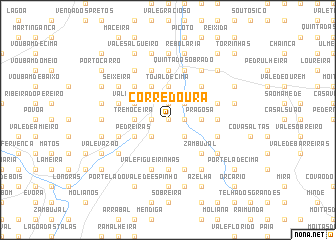map of Corredoura