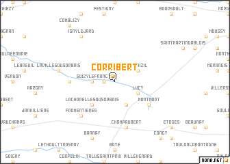 map of Corribert