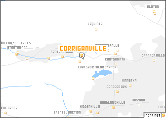 map of Corriganville