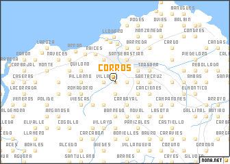 map of Corros