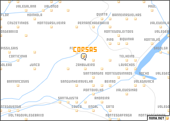 map of Corsas