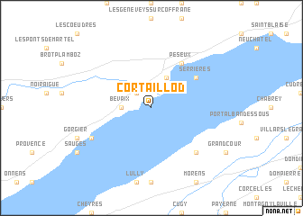 map of Cortaillod