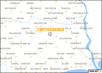 map of Corte do Gago
