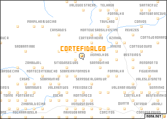 map of Corte Fidalgo