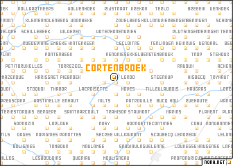 map of Cortenbroek