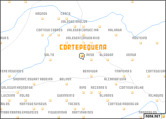 map of Corte Pequena