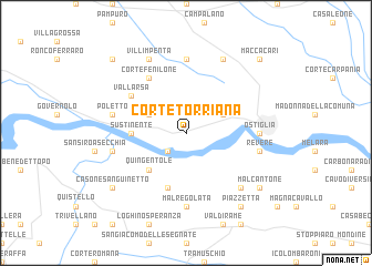 map of Corte Torriana