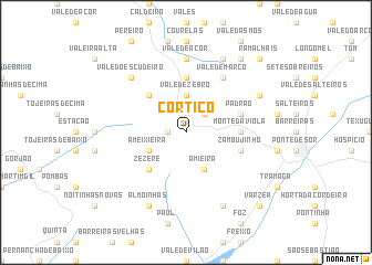 map of Cortiço