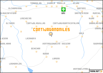 map of Cortijada Noniles