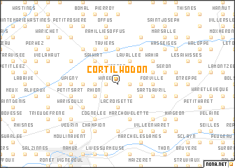 map of Cortil-Wodon