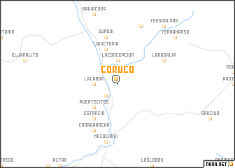 map of Coruco