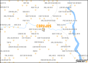 map of Corujos