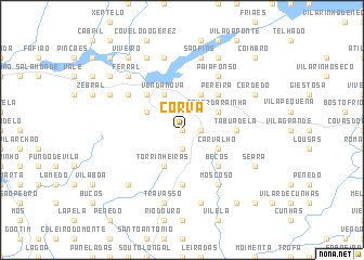 map of Corva
