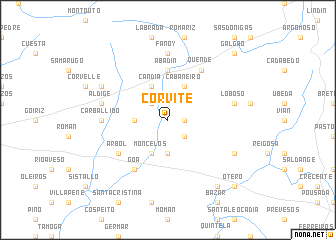 map of Corvite