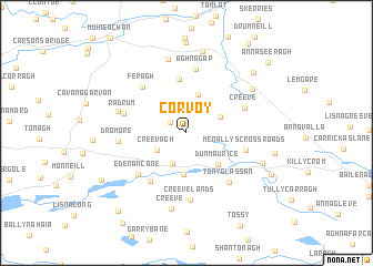 map of Corvoy