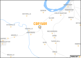 map of Corydon