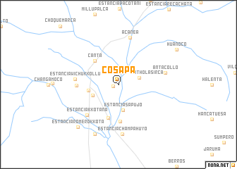 map of Cosapa