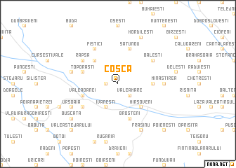 map of Coşca