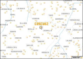 map of Coscuez