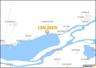 map of Coslogeni