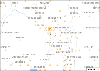 map of Coso