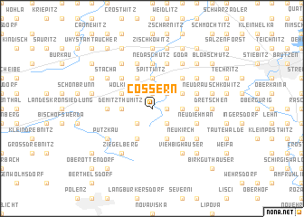 map of Cossern