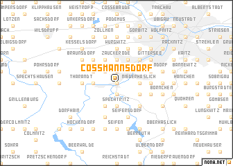map of Cossmannsdorf