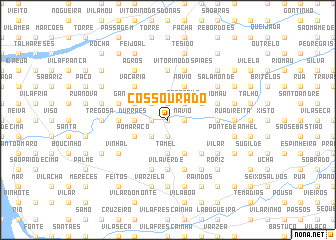 map of Cossourado