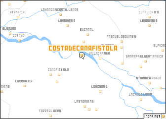 map of Costa de Cañafístola