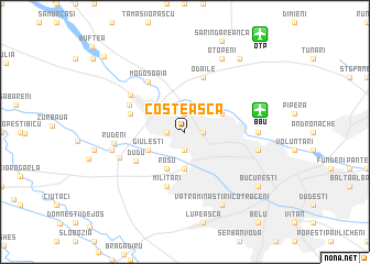 map of Costeasca