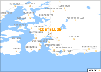 map of Costelloe