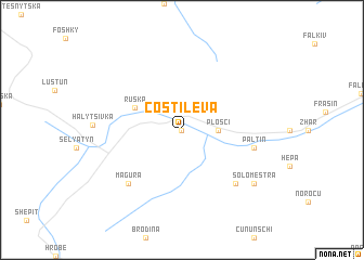 map of Costileva